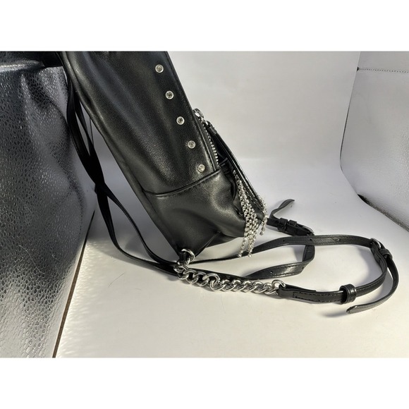Victoria\'s Secret Rhinestone Black And Bling Small City Backpack main image 5